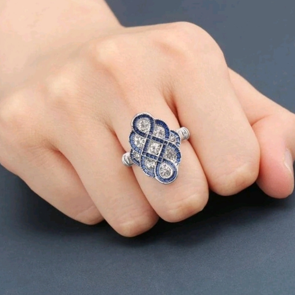 🌻Rhinestone decor ring - Picture 2 of 3